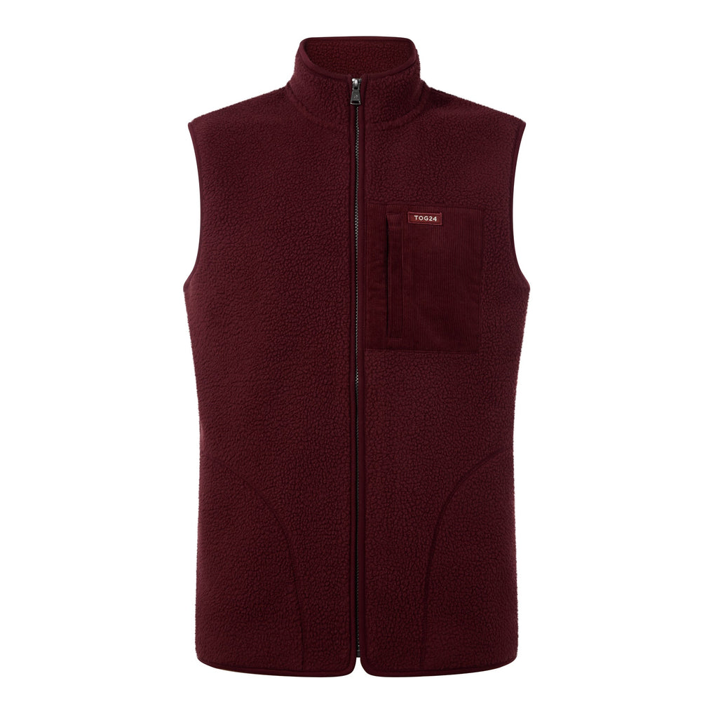 Brierly Mens Thermal Sherpa Gilet - Burnt Caramel - Image 7