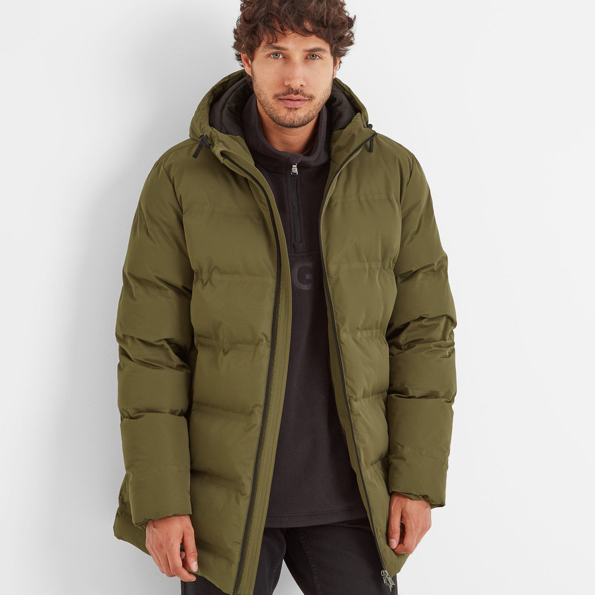 Brinkley Mens Parka - Khaki - Image 10