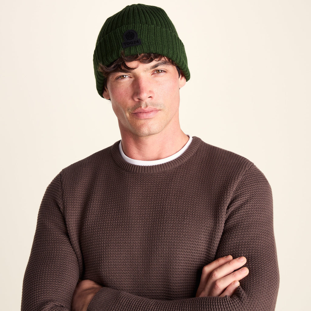 Burke Knit Hat - Leaf Green - Image 2
