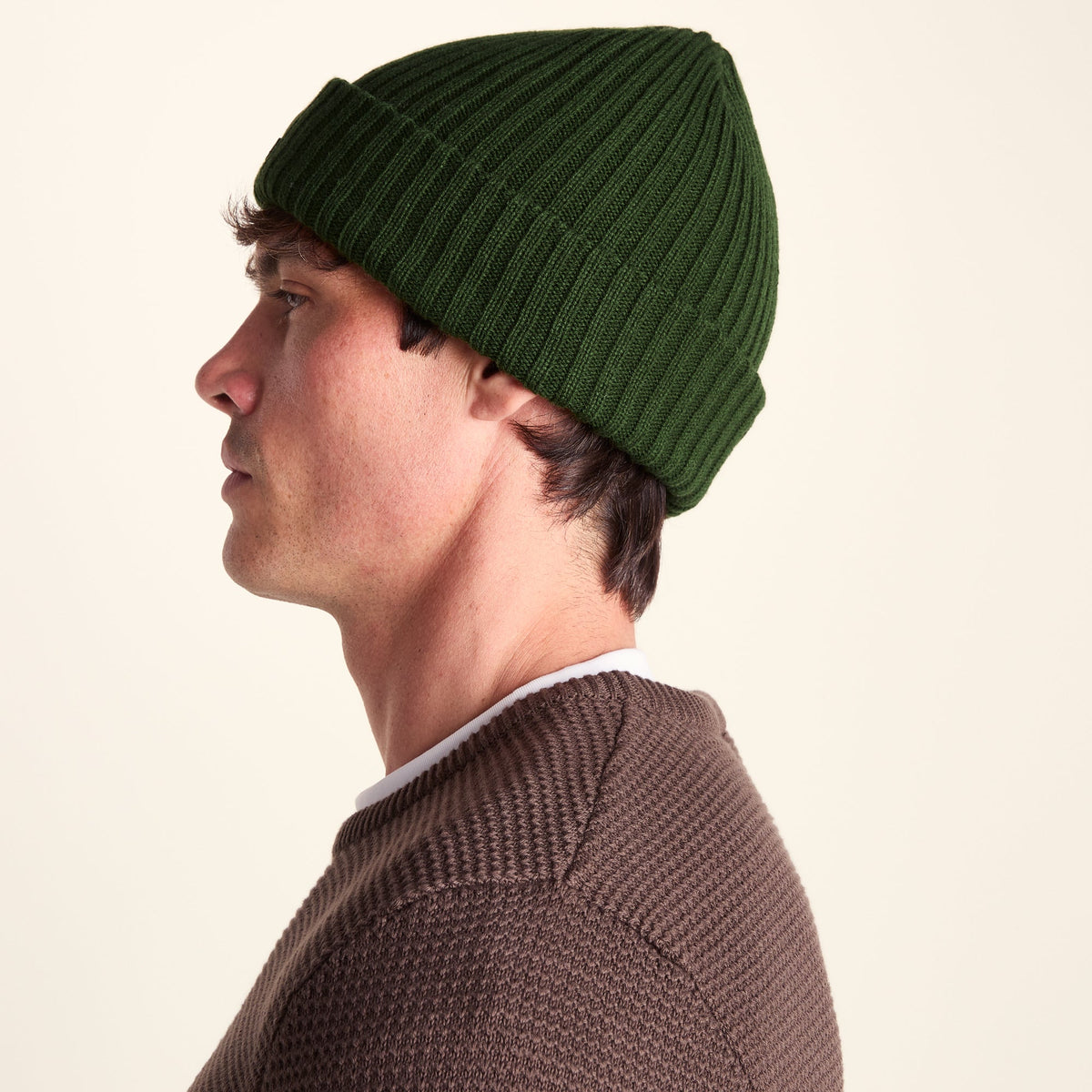 Burke Knit Hat - Leaf Green - Image 3
