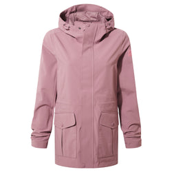 Burradon Womens Waterproof Jacket - Mauve - Image 9
