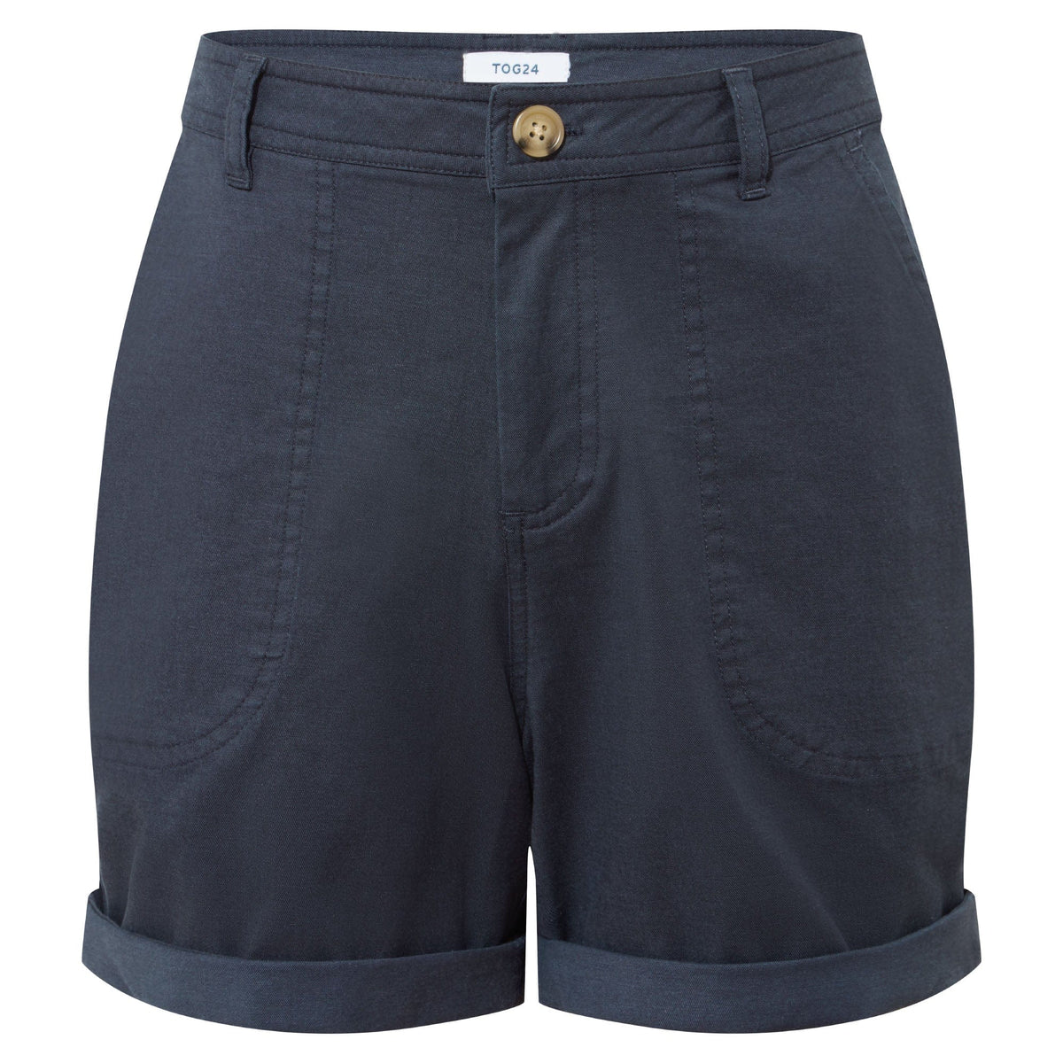 Canvey Womens Chino Shorts - Dark Indigo - Image 5