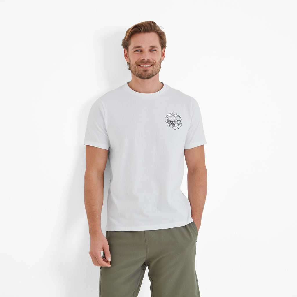 Capital Mens T-Shirt - Optic White - Image 2