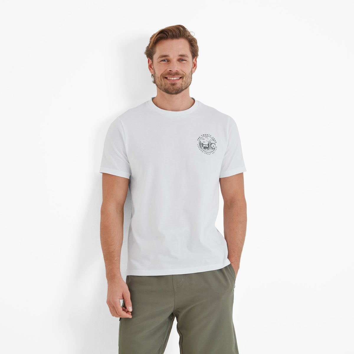 Capital Mens T-Shirt - Optic White - Image 2