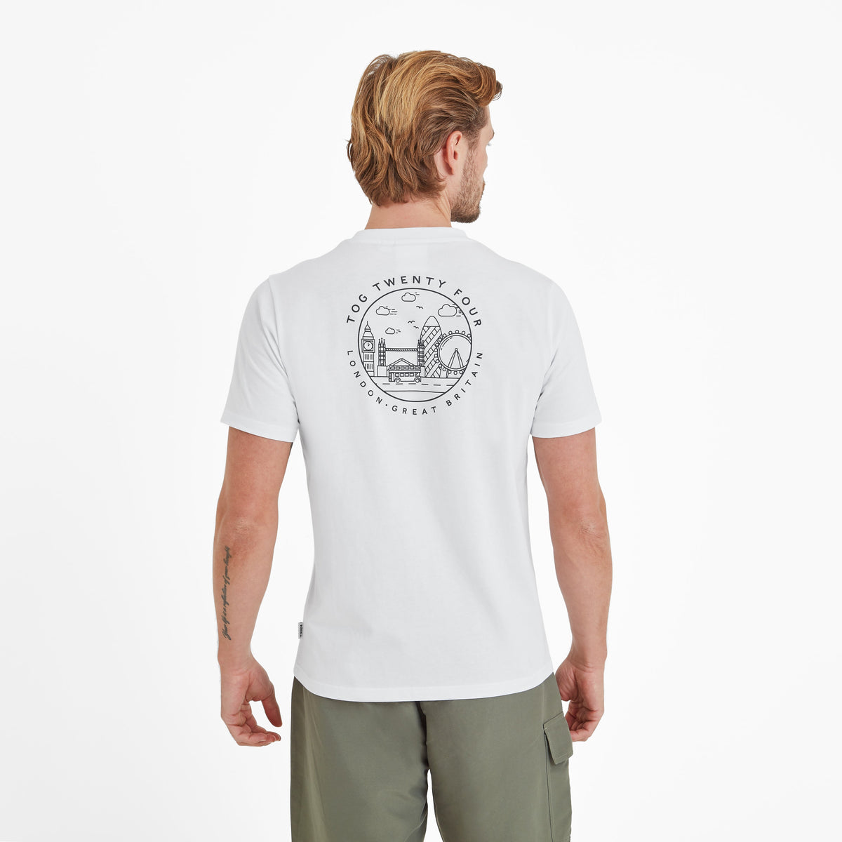 Capital Mens T-Shirt - Optic White - Image 3