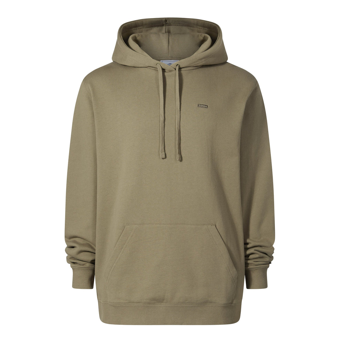 Carlton Mens Oversized Heavyweight 100% Cotton Hoody - Mushroom - Image 7