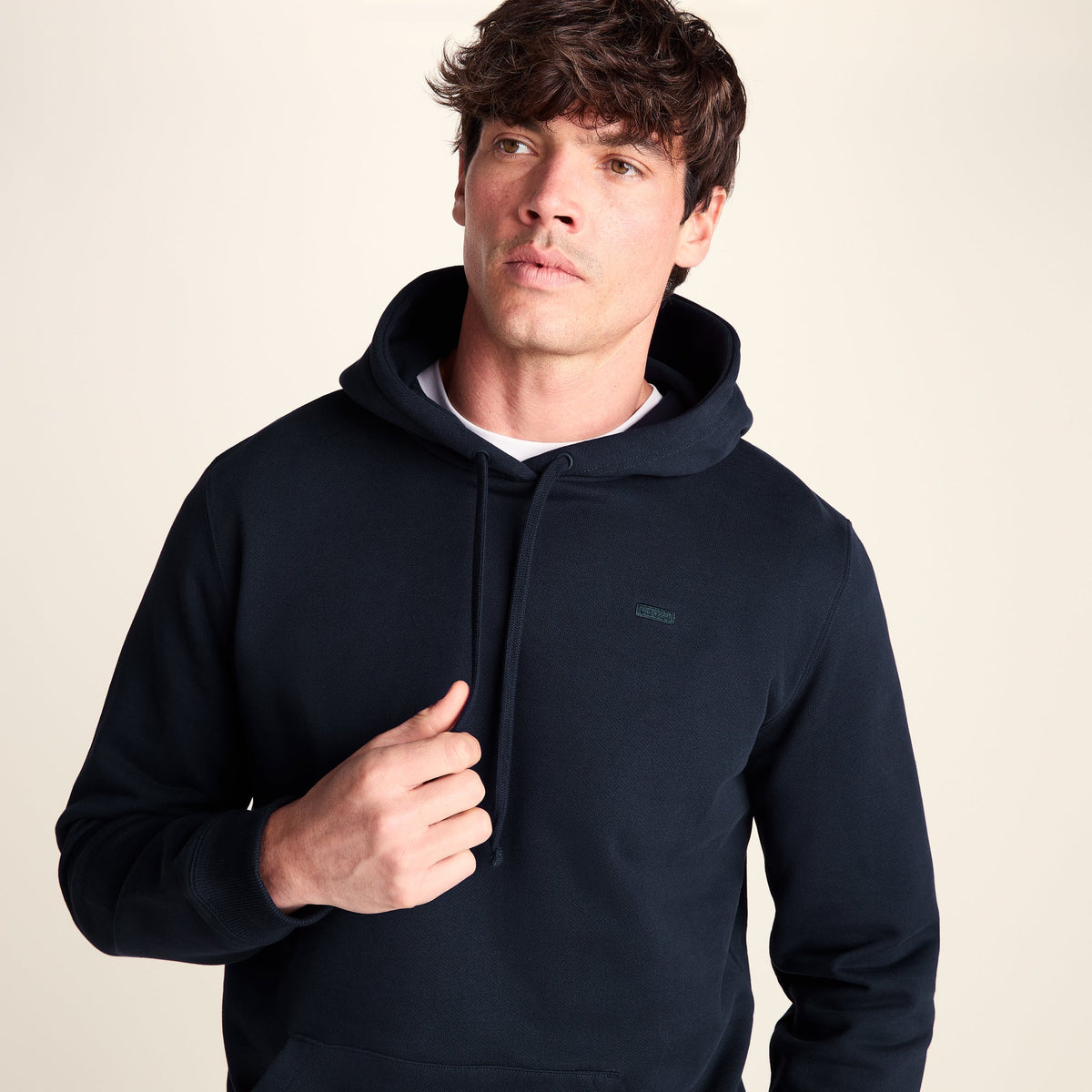 Carlton Mens Oversized Heavyweight 100% Cotton Hoody - Deepest Blue - Image 5