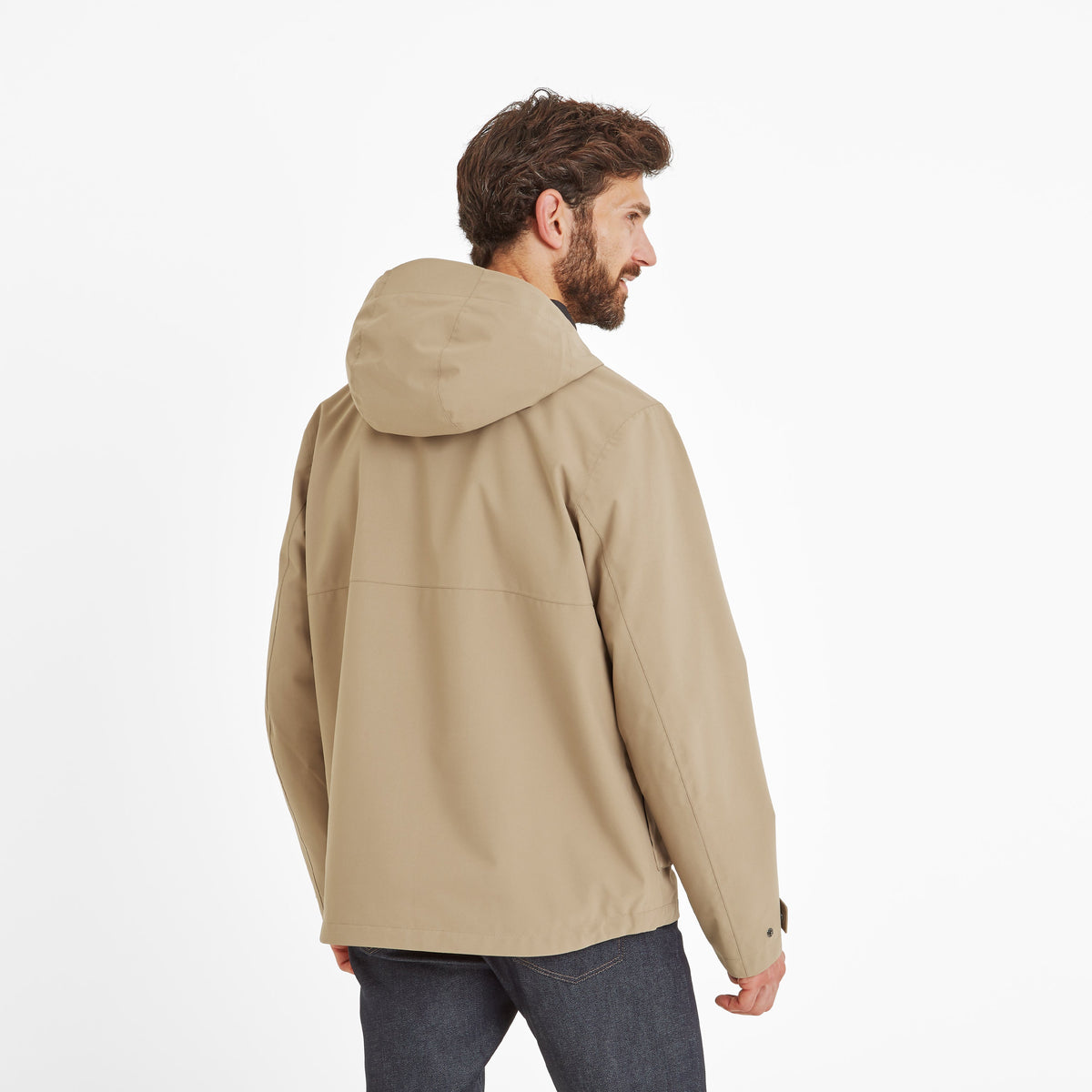 Cason Mens Waterproof Jacket - Walnut - Image 3