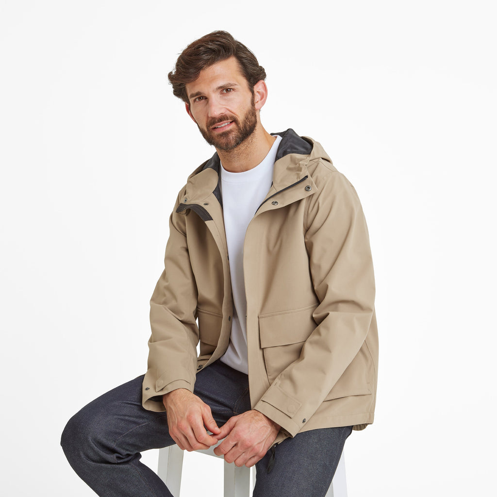 Cason Mens Waterproof Jacket - Walnut - Image 6