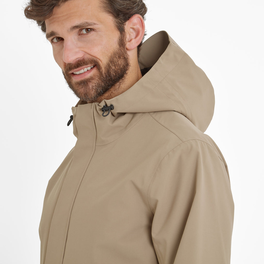 Cason Mens Waterproof Jacket - Walnut - Image 7