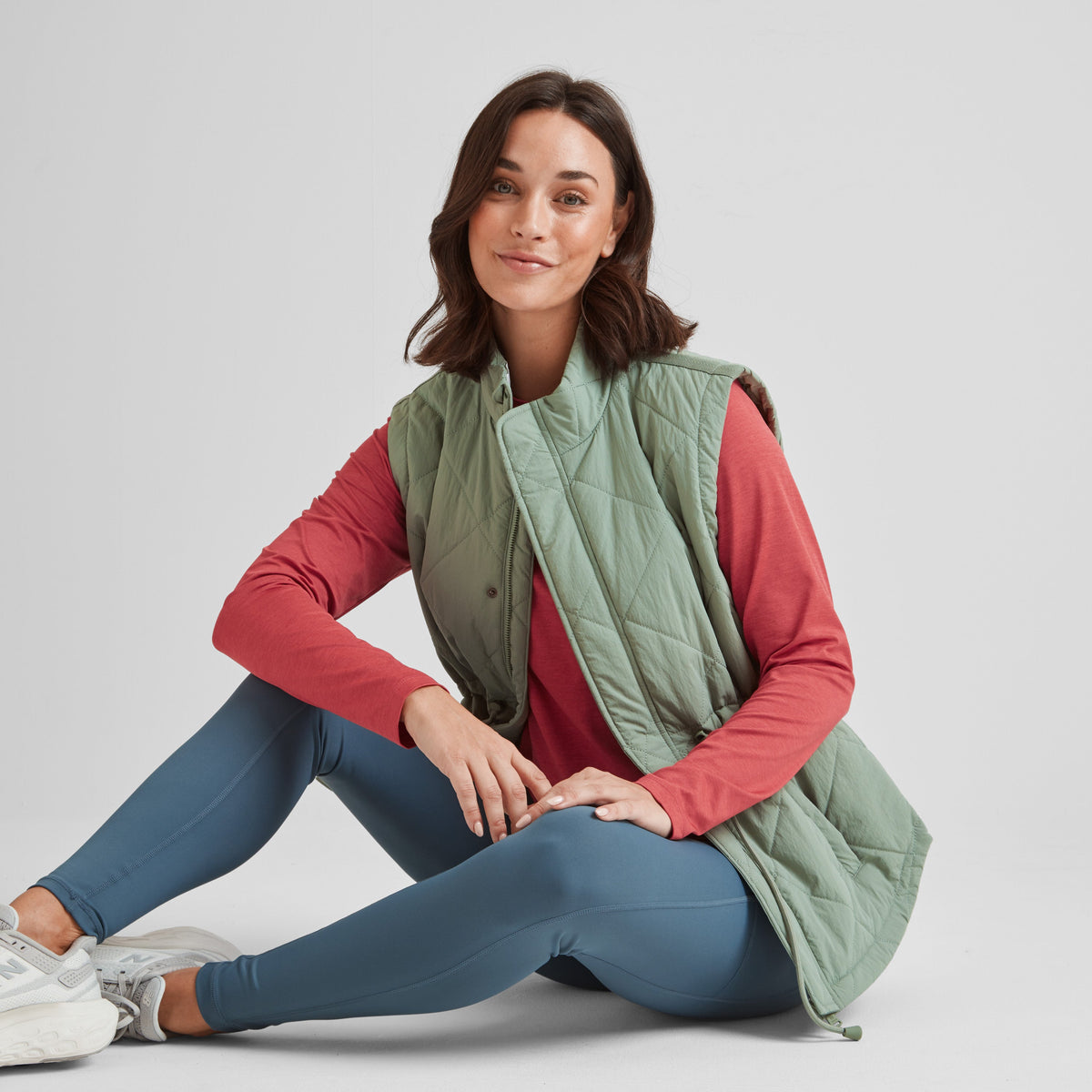 Cassly Womens Insulated Gilet - Pistachio - Image 10