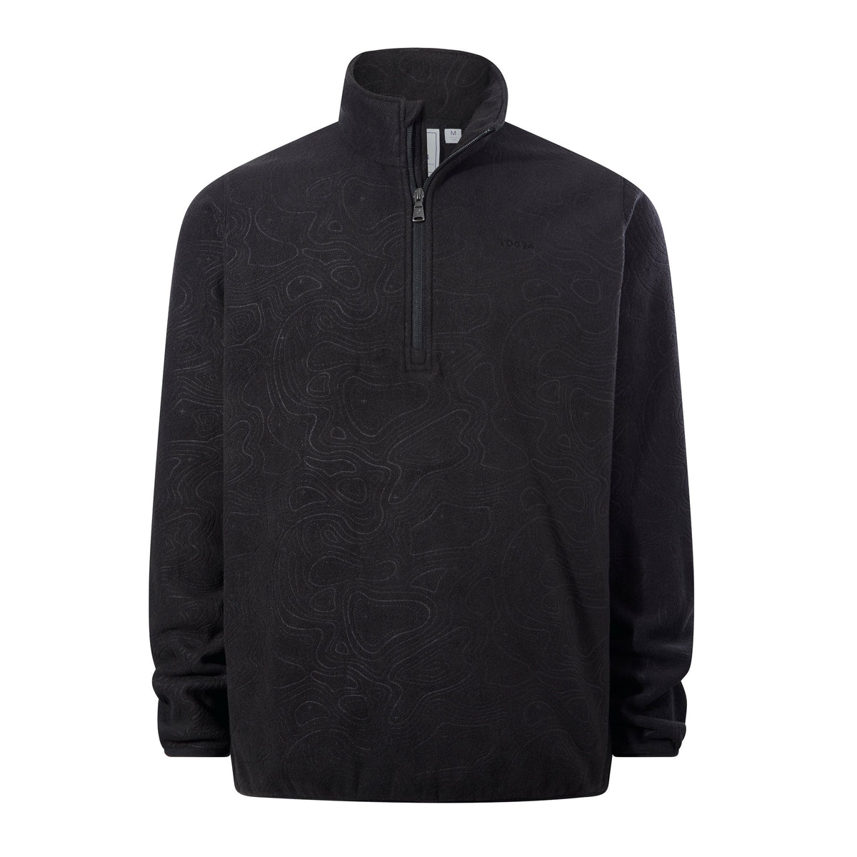 Charlton Mens Printed Midweight Microfleece Half Zip - Terrain Print - Image 6