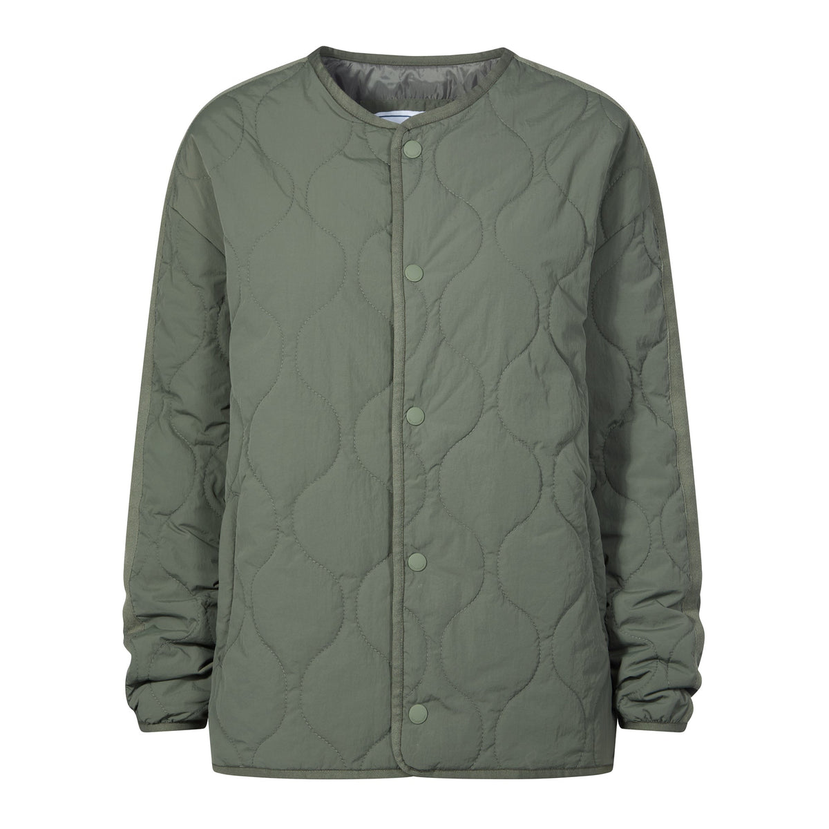 Cleadon Womens Relaxed Fit Shower Resistant Lightweight Insulated Jacket - Pale Khaki - Image 9