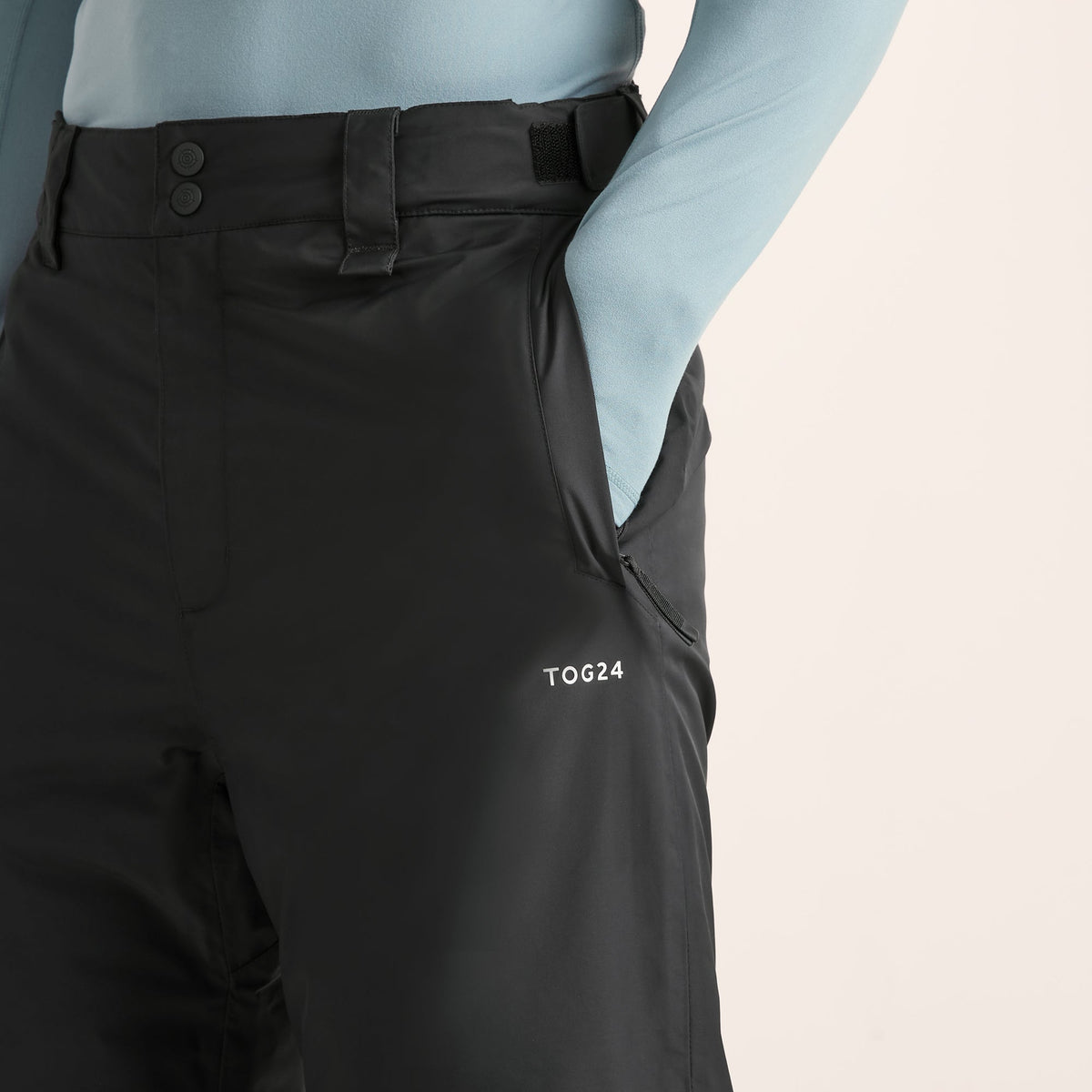 Clusaz Mens Waterproof Insulated Salopettes - Black - Image 12