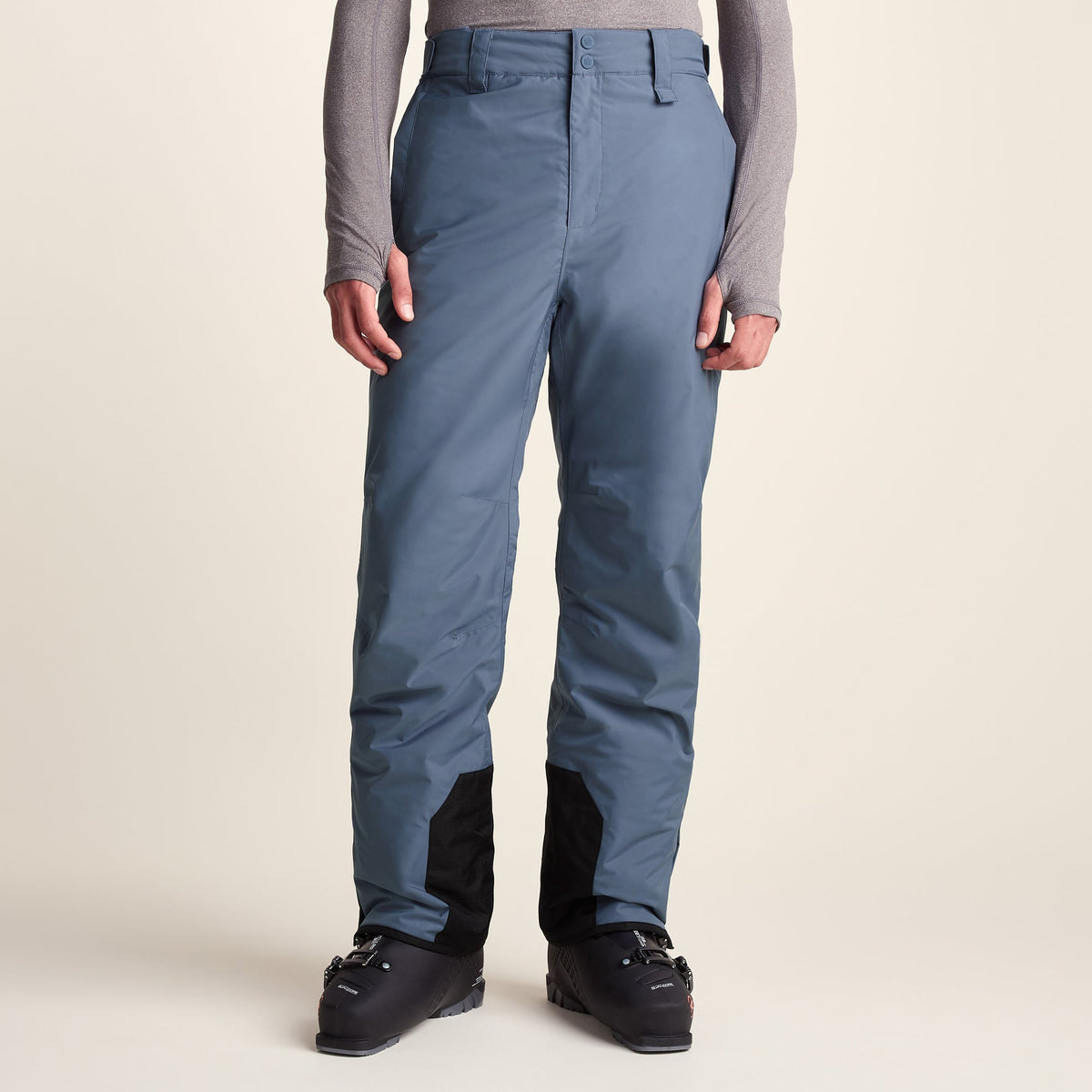 Clusaz Mens Waterproof Insulated Salopettes - Smokey Blue - Image 2