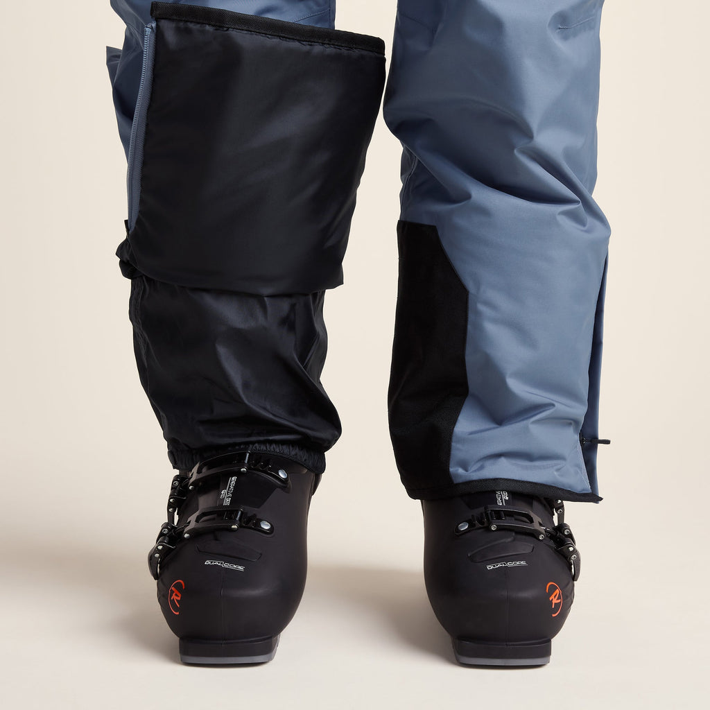 Clusaz Mens Waterproof Insulated Salopettes - Smokey Blue - Image 10