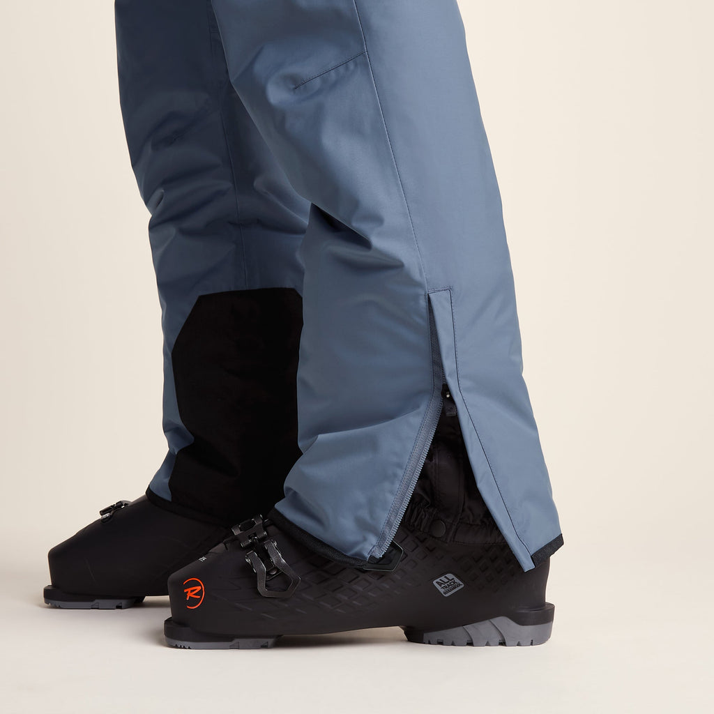 Clusaz Mens Waterproof Insulated Salopettes - Smokey Blue - Image 8