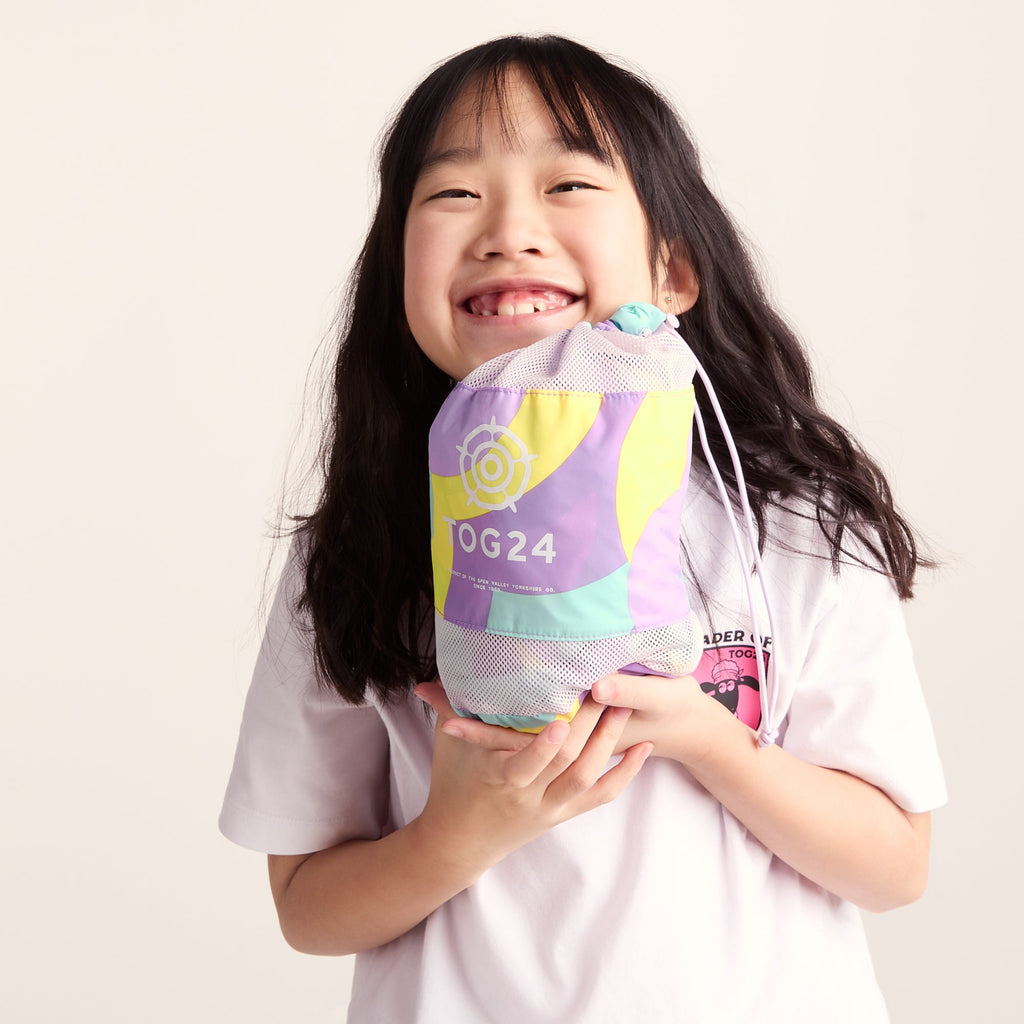 Copley Kids Waterproof Jacket - Lilac Cloud Print - Image 7