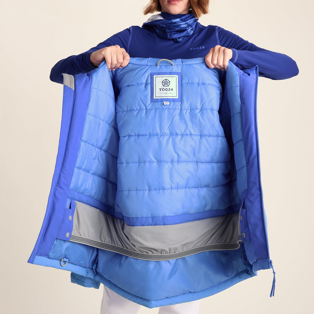 Corvara Womens Waterproof Insulated Ski Jacket - Cobalt Blue - Image 16