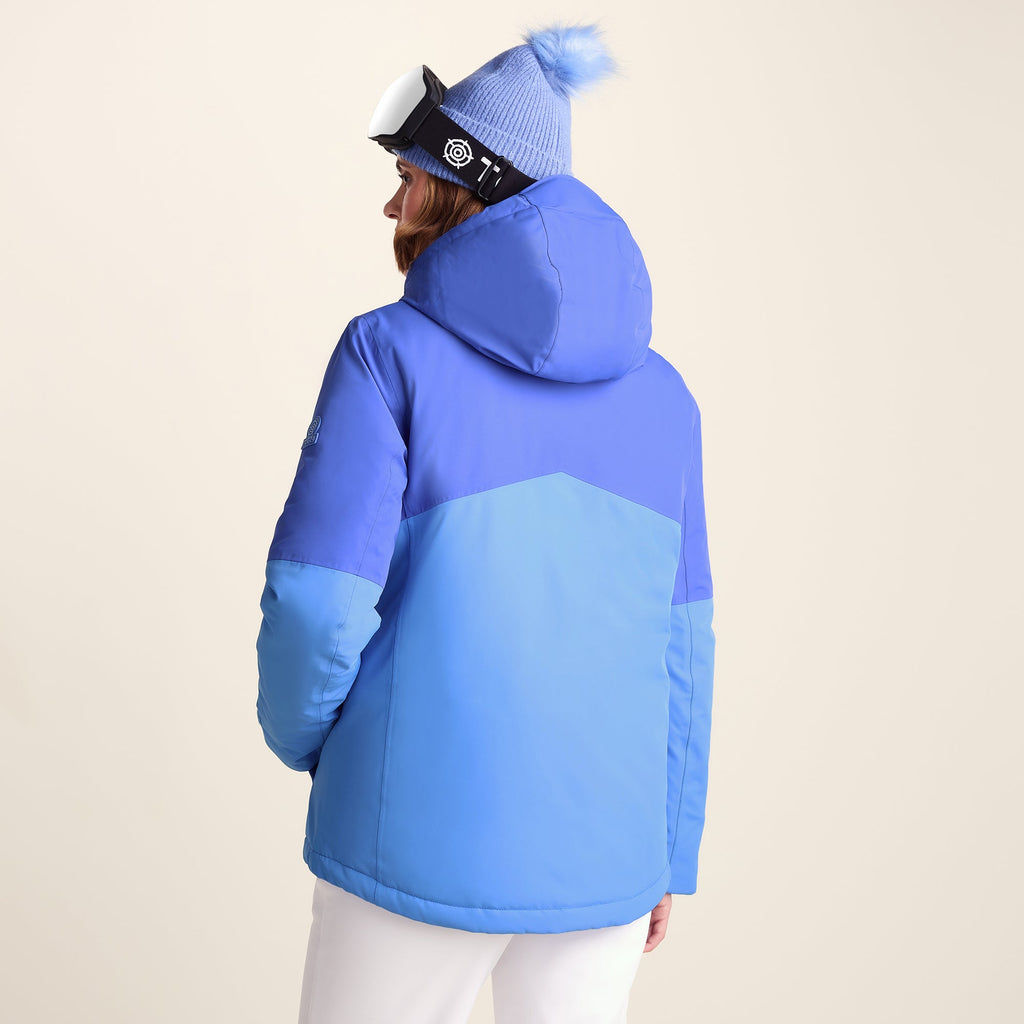 Corvara Womens Waterproof Insulated Ski Jacket - Cobalt Blue - Image 3