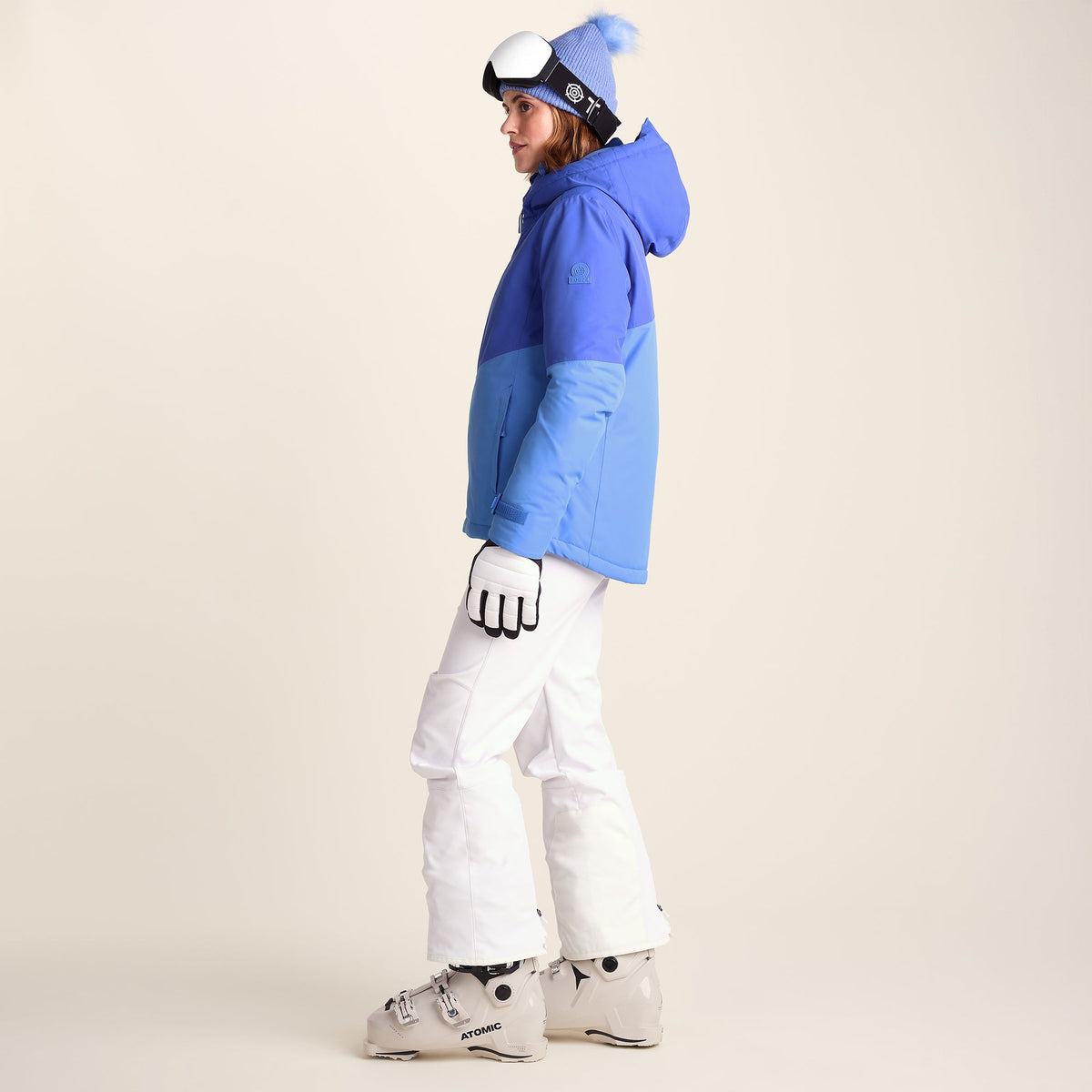 Corvara Womens Waterproof Insulated Ski Jacket - Cobalt Blue - Image 6