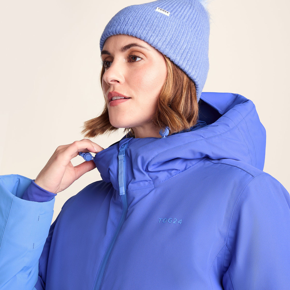 Corvara Womens Waterproof Insulated Ski Jacket - Cobalt Blue - Image 9