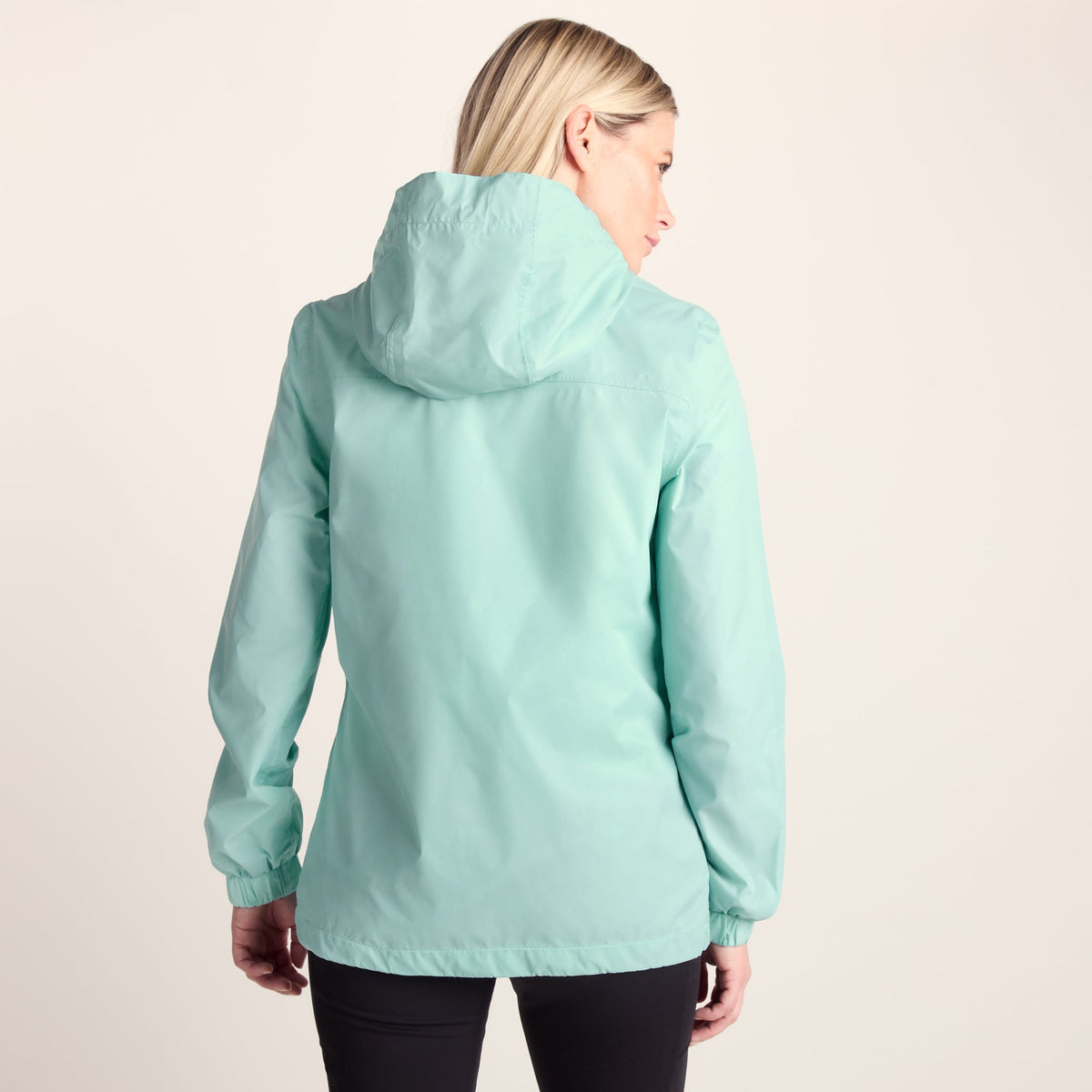Craven Womens Waterproof Packaway Jacket - Eggshell Blue - Image 4