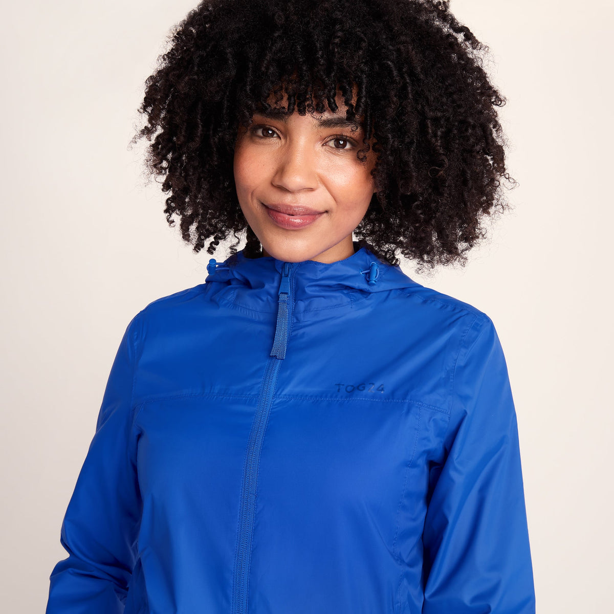 Craven Womens Waterproof Packaway Jacket - Ultra-Marine Blue - Image 7