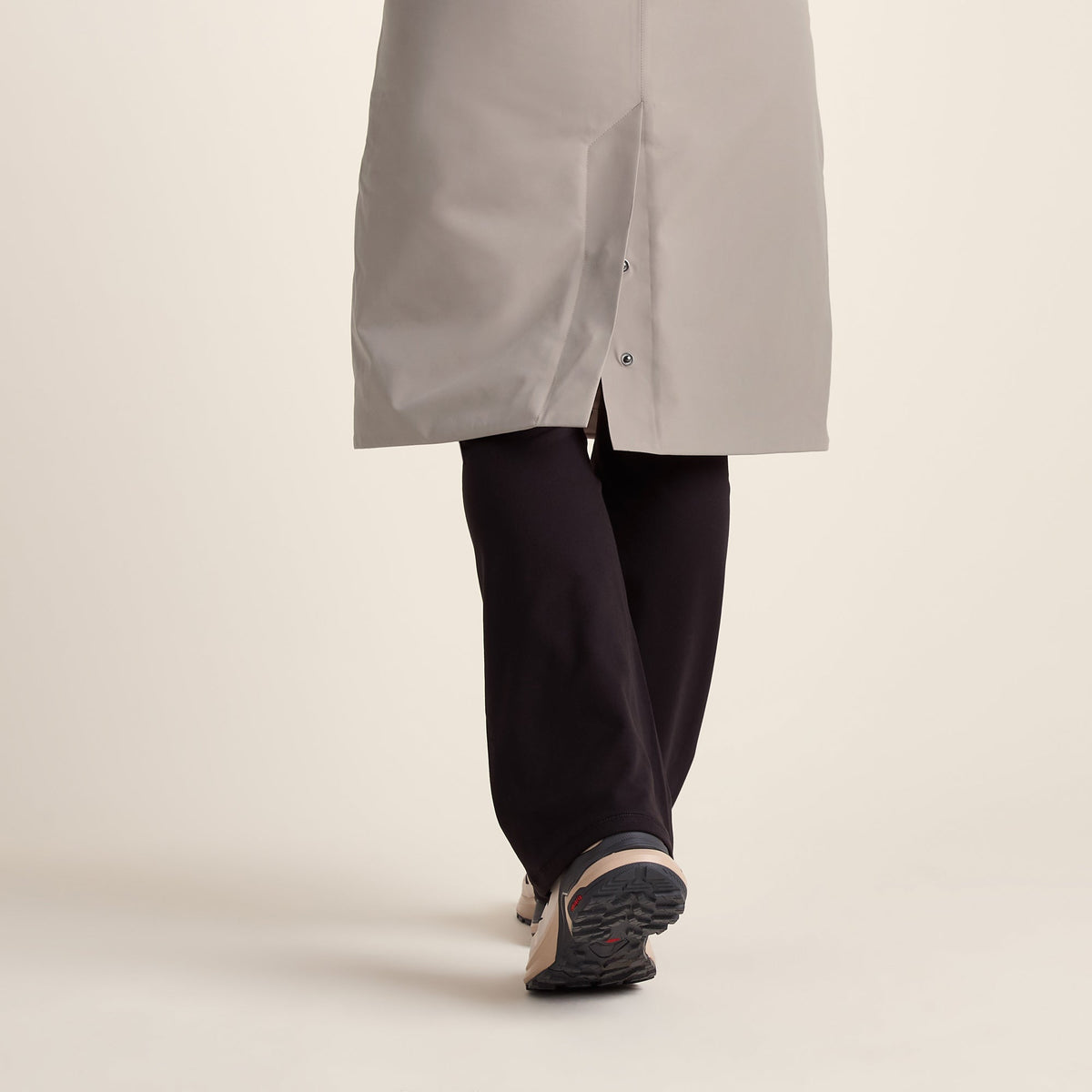 Dalton Womens Longline Waterproof Insulated Coat - Dark Taupe - Image 7