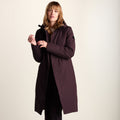 Dalton Womens Longline Waterproof Insulated Coat - Huckleberry