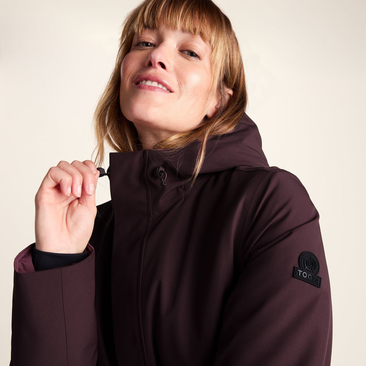 Dalton Womens Longline Waterproof Insulated Coat - Huckleberry - Image 5