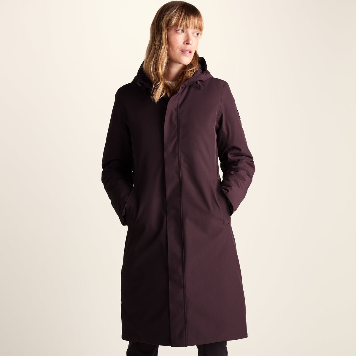 Dalton Womens Longline Waterproof Insulated Coat - Huckleberry - Image 8