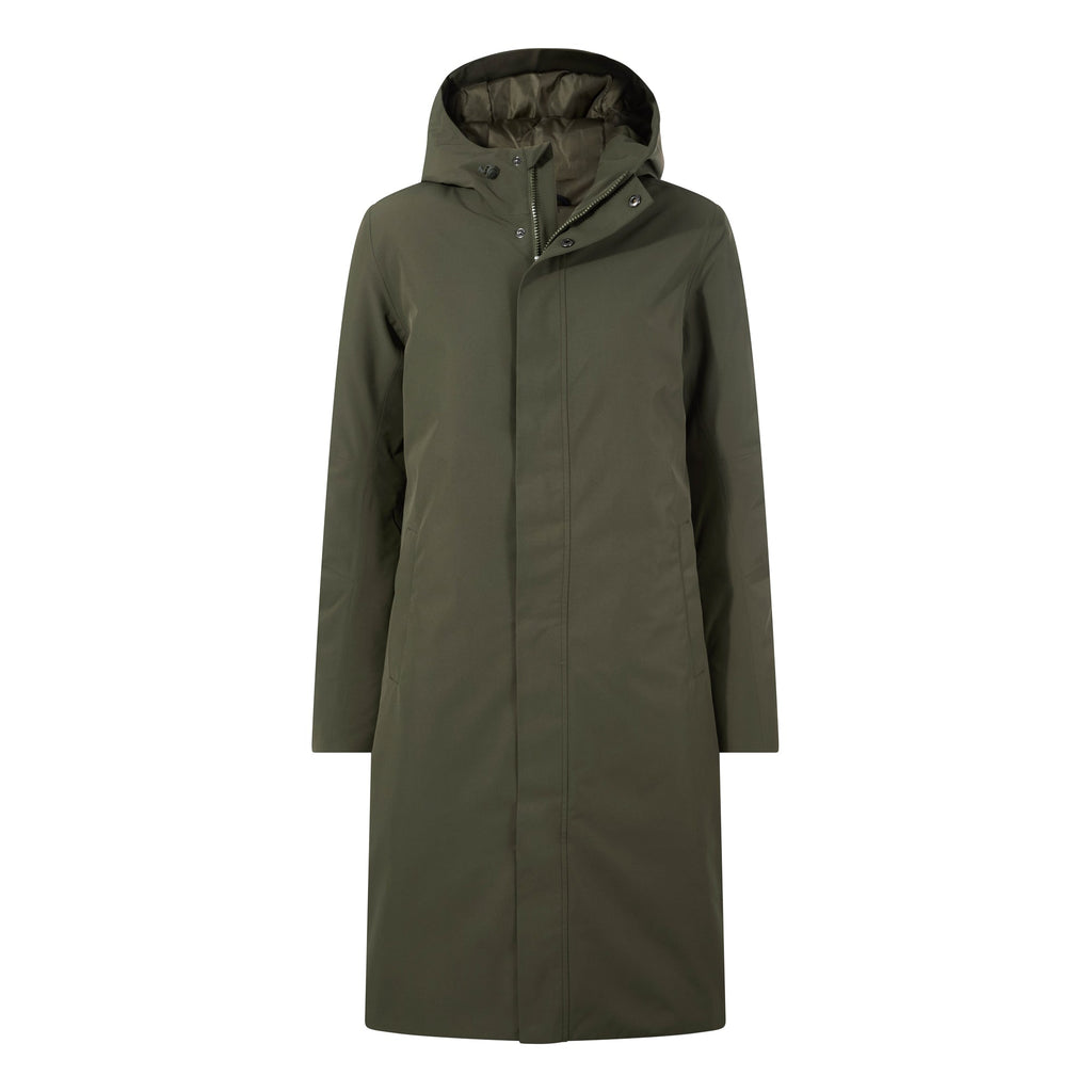 Dalton Womens Longline Waterproof Insulated Coat - Khaki - Image 10