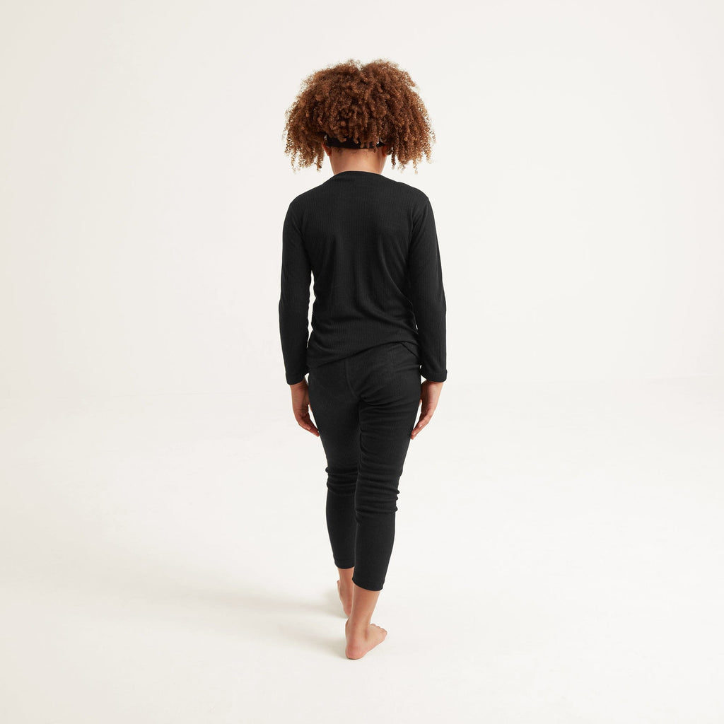 Darley Kids Thermal Base Layer Set - Black - Image 3