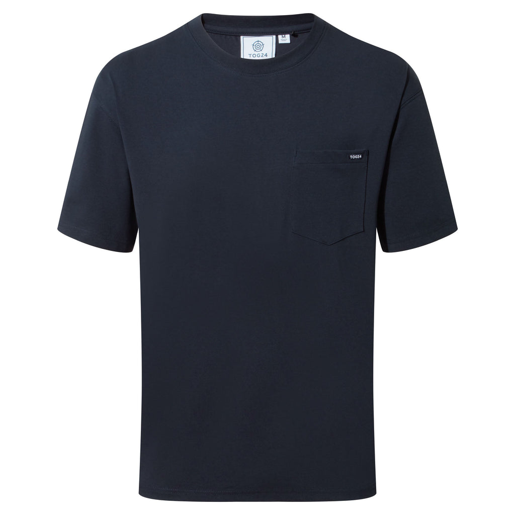 Denva Mens Oversized Premium Heavyweight Jersey T-Shirt - Dark Indigo - Image 6