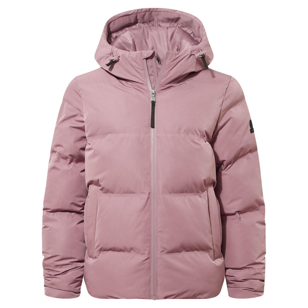 Dina Womens Shower Resistant Insulated Jacket - Mauve - Image 9