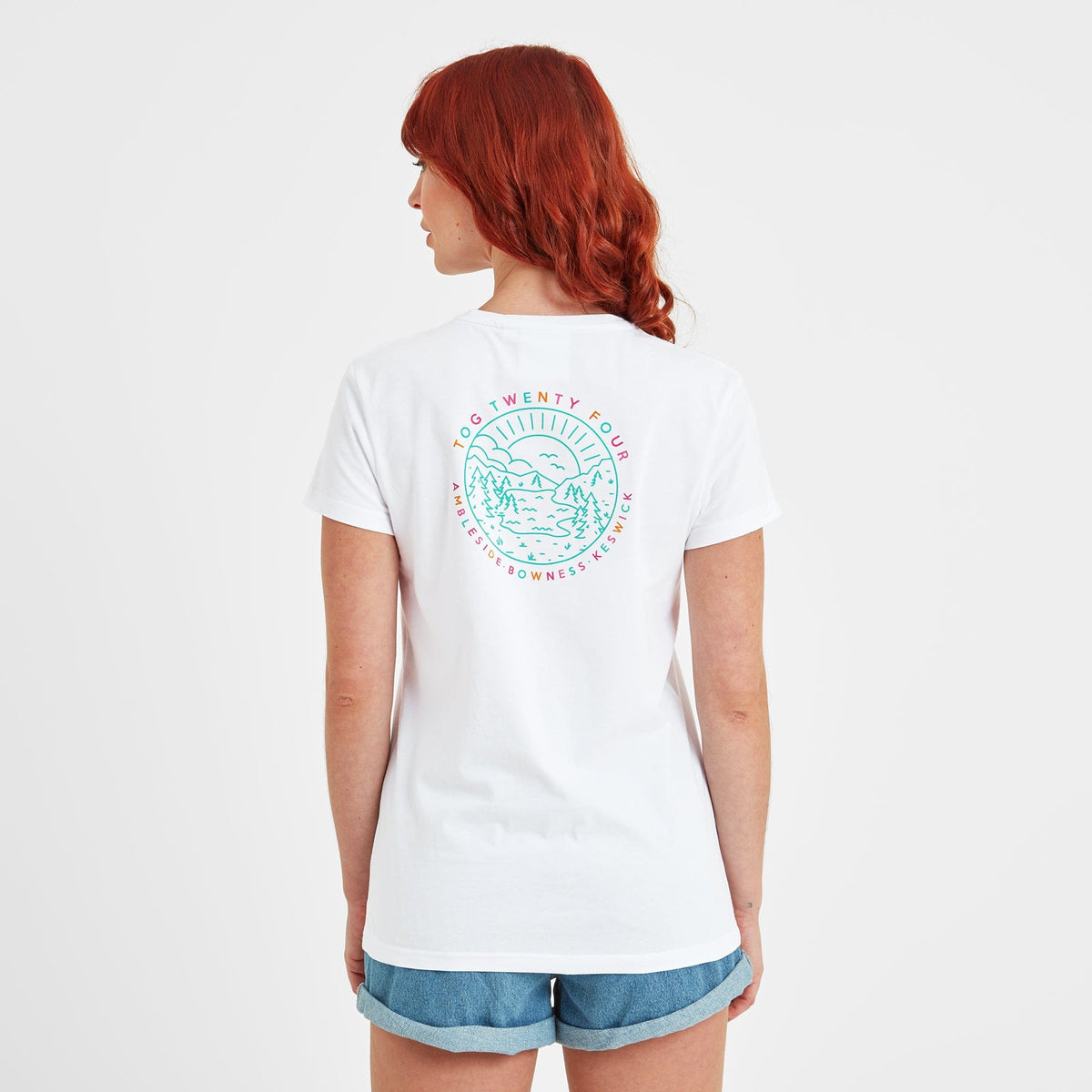 District Womens 100% Cotton Supersoft T-Shirt - Optic White - Image 2