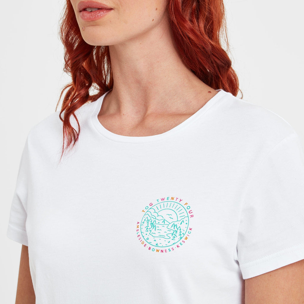 District Womens 100% Cotton Supersoft T-Shirt - Optic White - Image 6