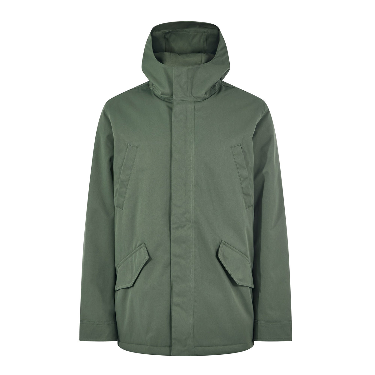 Dunnigan Mens Lightweight Padded Waterproof Parka - Forage Green - Image 10