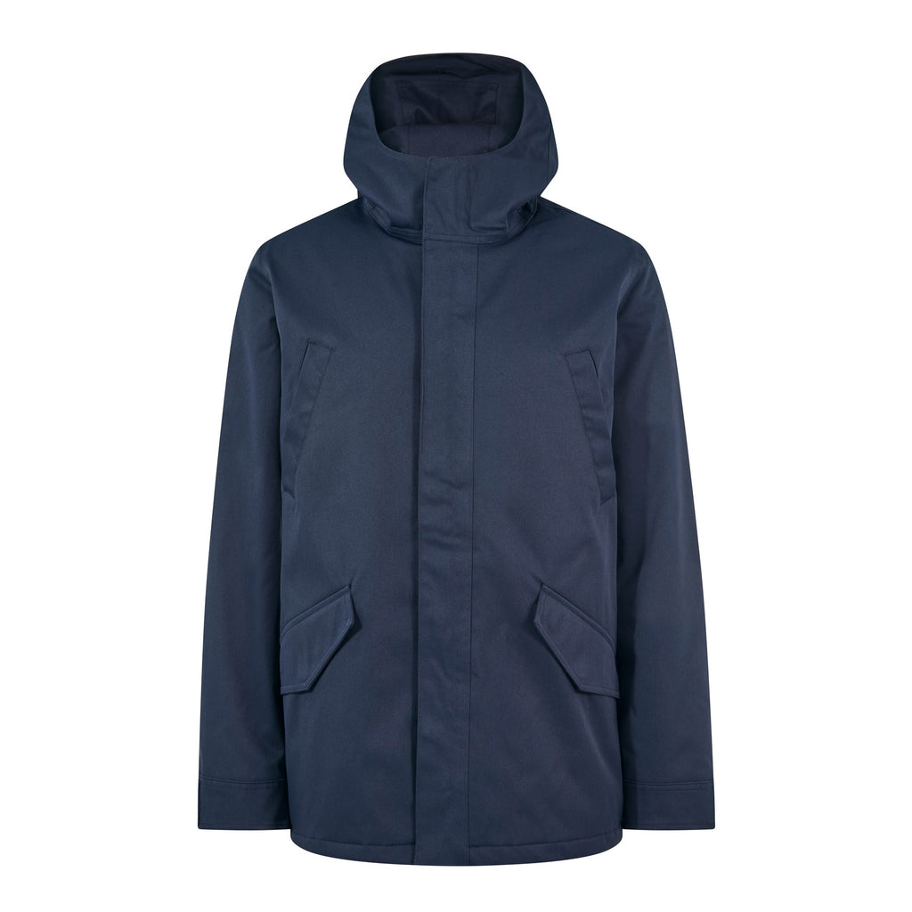 Dunnigan Mens Lightweight Padded Waterproof Parka - Deepest Blue - Image 9