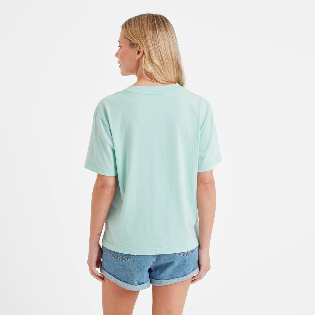 Erica Womens 100% Cotton Supersoft T-Shirt - Aqua Mist - Image 3