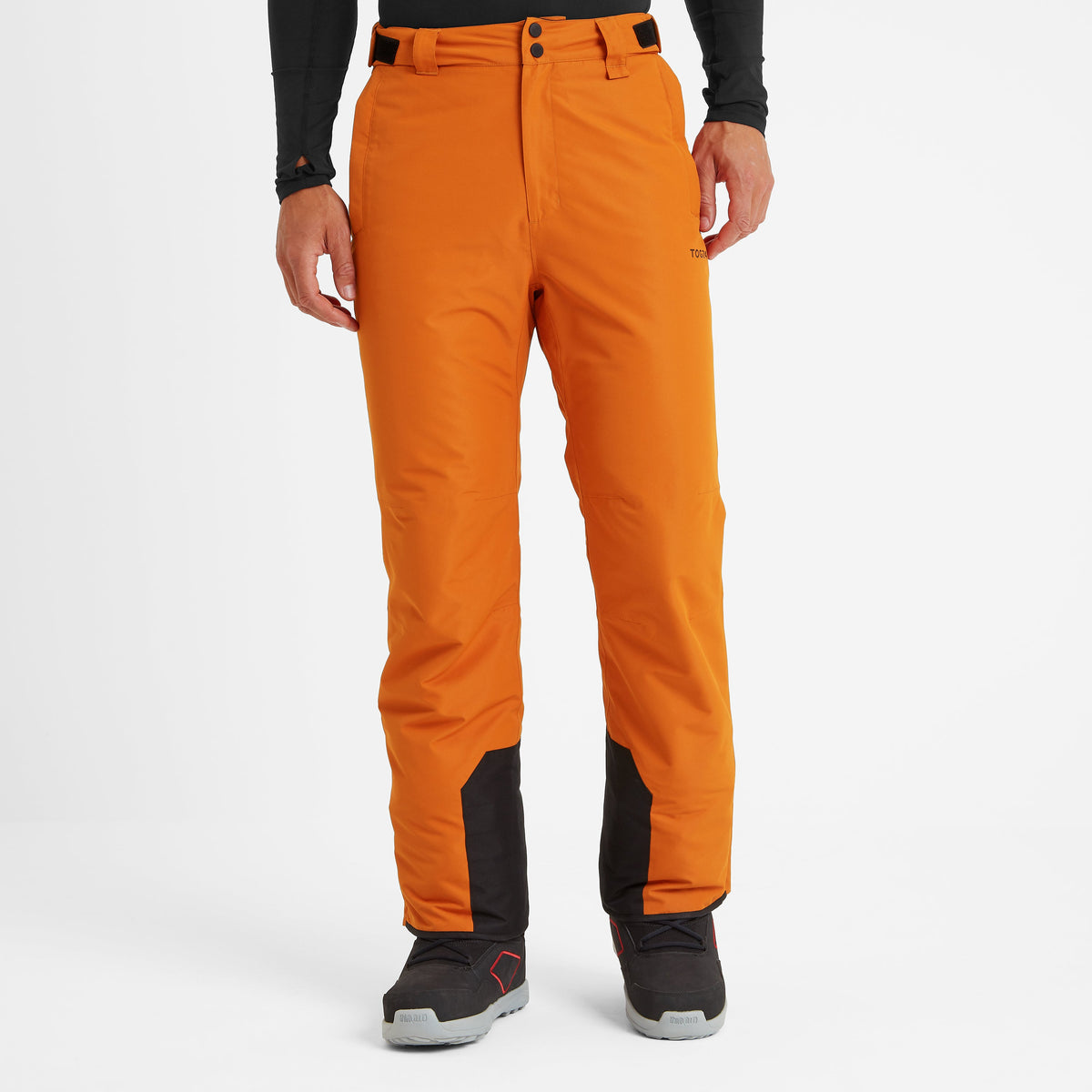 Falcon Mens Salopettes - Dark Orange - Image 4