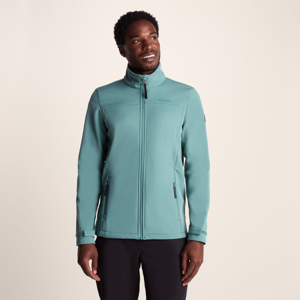 Feizor Mens Shower Resistant Softshell Jacket - Hydro Blue - Image 2