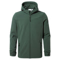 Feizor Mens Shower Resistant Softshell Hooded Jacket - Racing Green - Image 8
