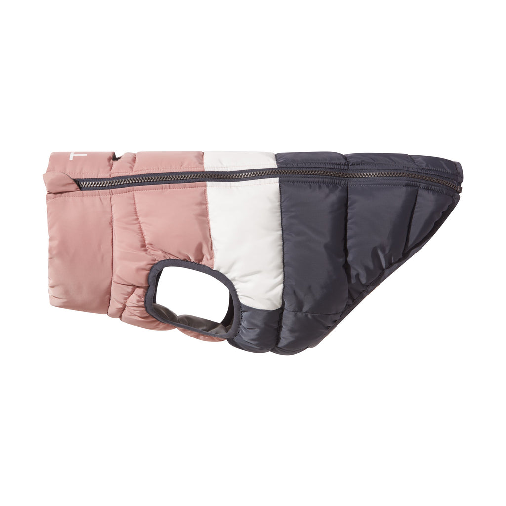 Fetch Padded Dog Coat L - Faded Pink/Ice Grey/Washed Blue - Image 5