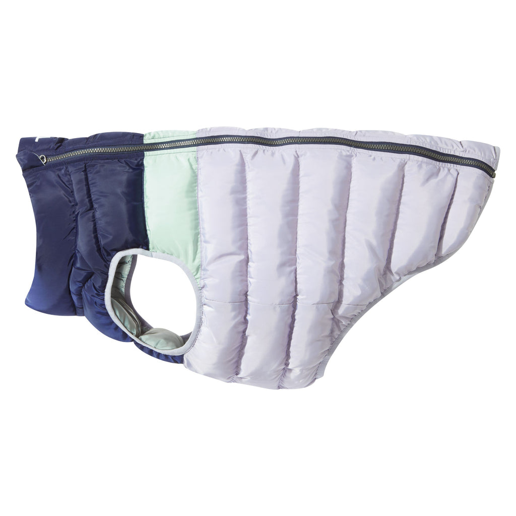 Fetch Padded Dog Coat XL - Oxford Blue/Light Mist/Lavender Grey - Image 6