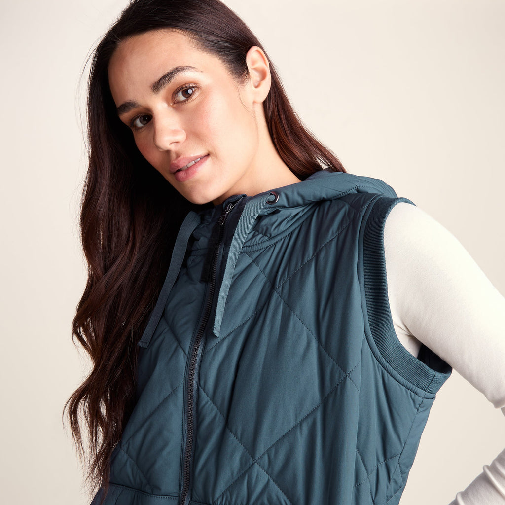 Fozard Womens Lightweight Insulated Quilted Gilet - Graphite - Image 5