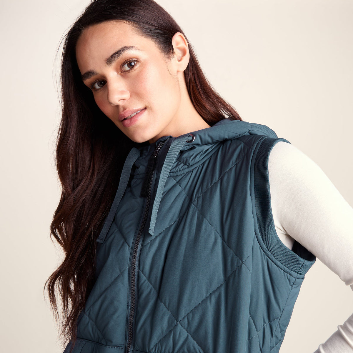 Fozard Womens Lightweight Insulated Quilted Gilet - Graphite - Image 5