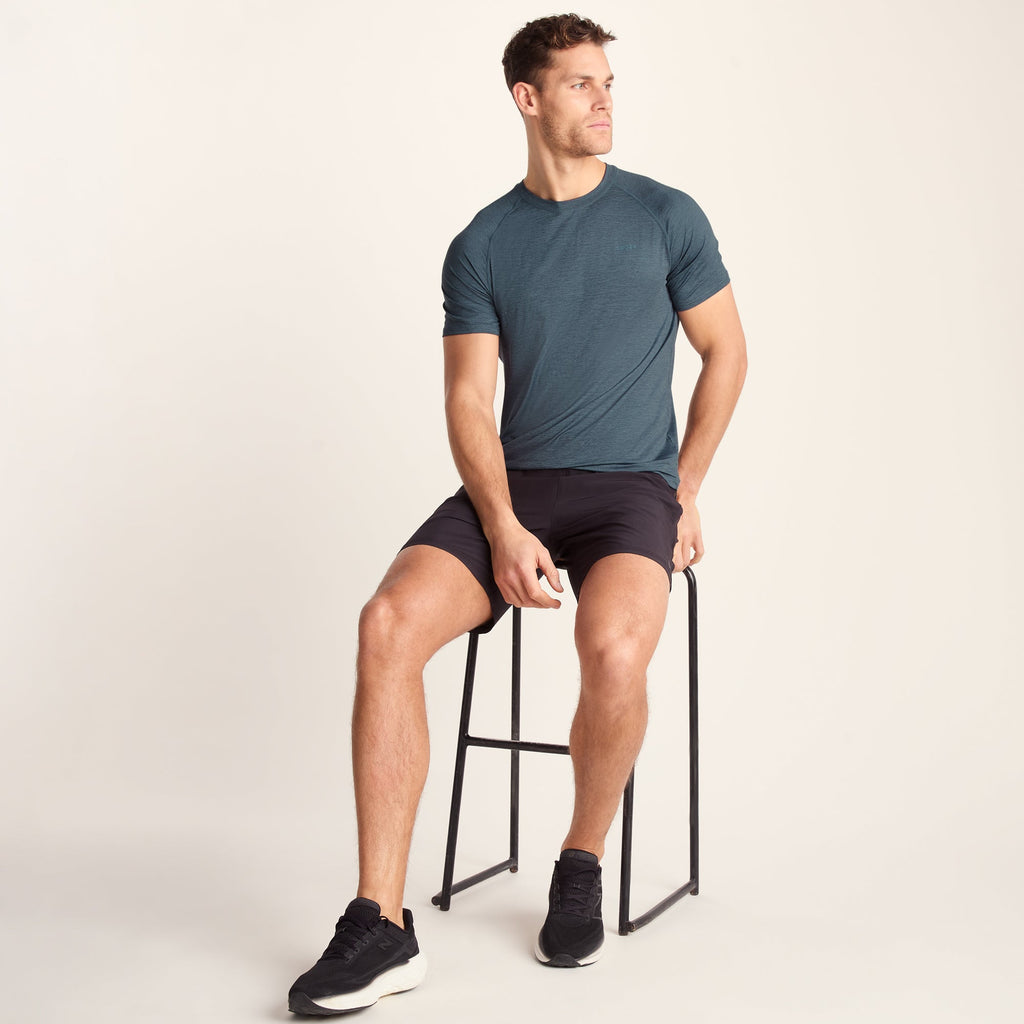 Fraser Mens Performance T-Shirt - Summer Sky - Image 5