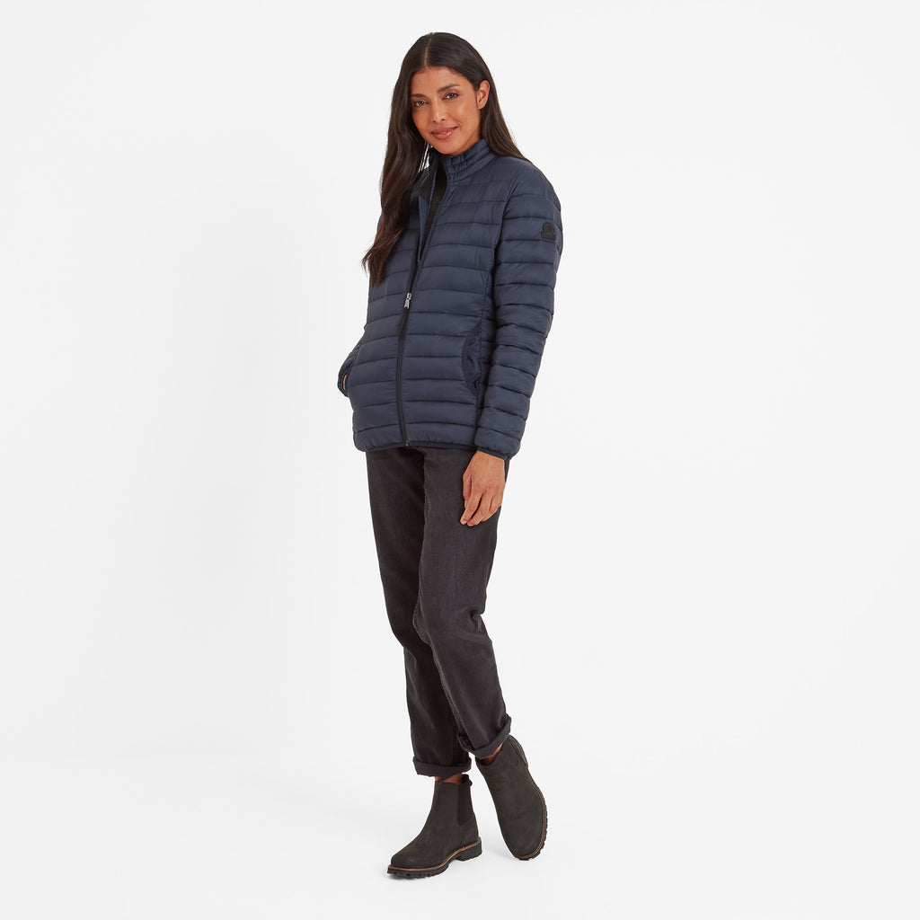 Gibson Womens Insulated Padded Jacket - Dark Indigo - Image 2